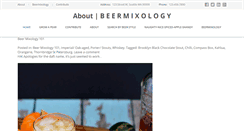Desktop Screenshot of beermixology.com