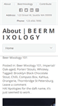 Mobile Screenshot of beermixology.com